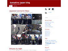 Tablet Screenshot of blog.komakino.ch